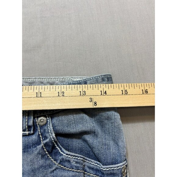 BKE Buckle Black Jeans Fit No 9 Men’s 29x31 Meas. Denim Grunge Straight Western - Picture 9 of 10